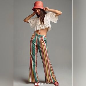 Anthropologie Tiny Camelia Pants sz 10 NWT